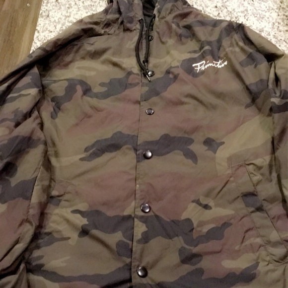 primitive camo windbreaker